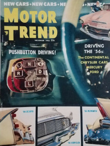 MOTOR TREND 1955 NOV - NEW FORDS & CHRYSLERS, FLIGHT SWEEP, MARK II, MGA